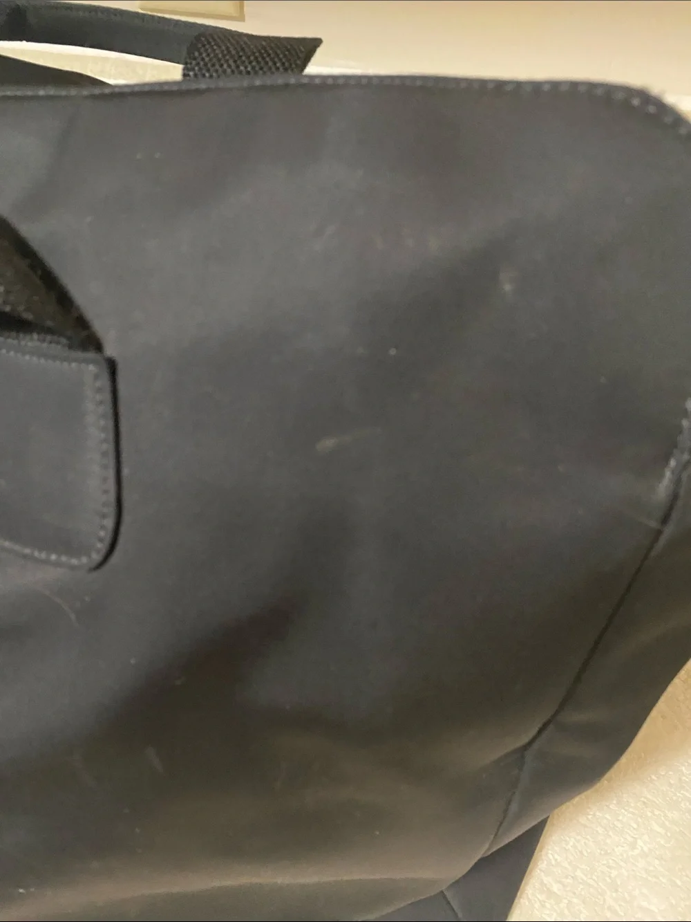 kate spade Black Nylon Travel, or weekender bag with Adjustable Shoulder Strap
